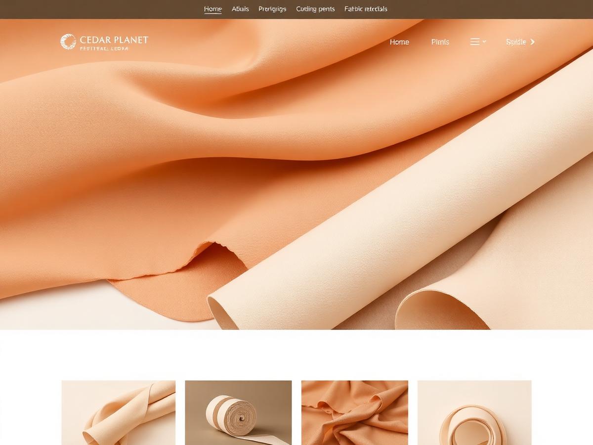 Ceedar Planet — fabric materials e-commerce